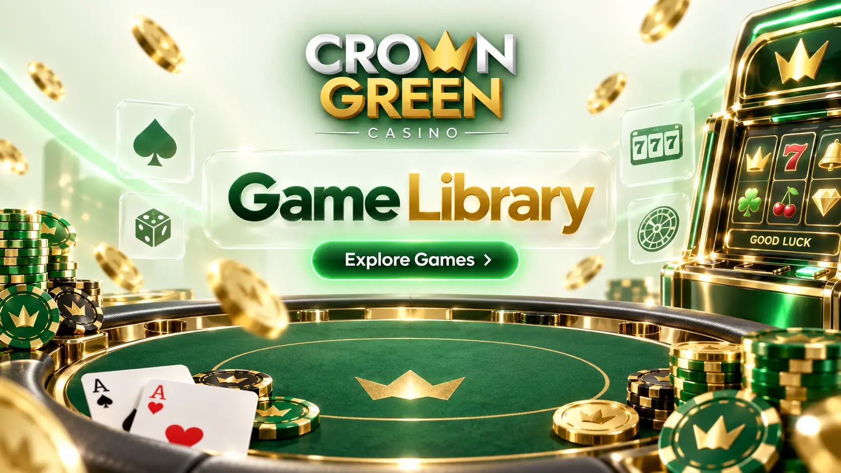 Game Library at CrownGreen Casino